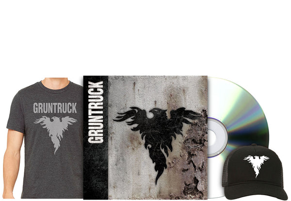 Gruntruck - S/T [CD] / Shirt / Hat Gift Set